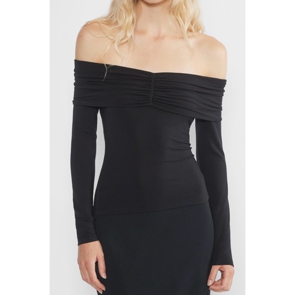 Aritzia Tops - ARITZIA NWT Wilfred Gloria Off The Shoulder Long Sleeve Top